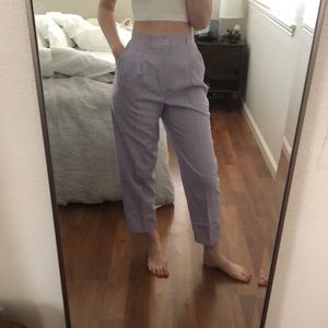 Vintage high waist curvy lavender pants